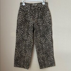 Glassons Leopard Print Straight Leg Jeans